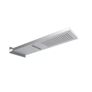 Almar Smart-2 Душевая лейка из стены, 537х165 мм, 2 режима, цвет: Stainless Steel