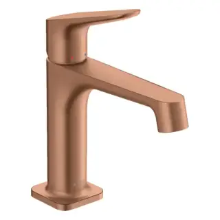 Axor Citterio M Смеситель для раковины 100, на 1 отв., цвет: шлифованное красное золото