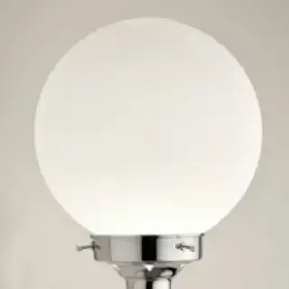 Devon&Devon Sfera Glass Плафон стеклянный 170х195 мм для настенного светильника, цвет: никель блестящий