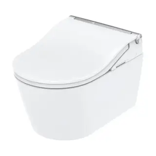 TOTO Washlet RW Комплект: унитаз подвесной, сиденье с управлением, модуль для установки, клавиша, цвет: белый