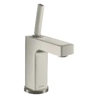 Axor Citterio Смеситель для раковины 110, на 1 отв., излив 10.4см., без донного клапана, цвет: сталь