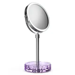 Decor Walther KR KSA Kristall Зеркало косметическое, настольное, цвет: фиолетовый/хром