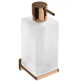 Colombo Look Дозатор для жидкого мыла, подвесной, цвет: PVD Vintage/матовое стекло