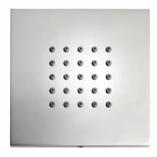 Bossini Cubic Flat Настенная форсунка 10х10 см, цвет: хром