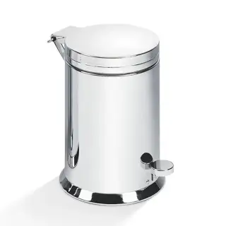 Decor Walther TE 38 SC Ведро 21xh29см, с педалью и крышкой, softclose, напольное, цвет: хром