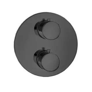 Almar ROUND CORE Внешняя часть термостата на 3 потребителя, черный