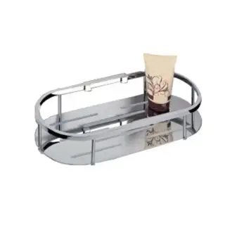 Colombo Angolari Полочка металлическая, цвет: хром