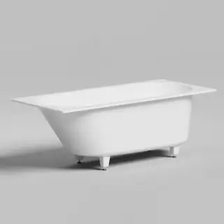 Salini Ornella KIT Встраиваемая ванна 160х70х54см., с донным клапаном, сифон, интегр слив-перелив, мат-л: S-Sense, цвет: белый матовый