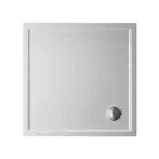 Duravit Starck Slimline Поддон акриловый квадратный 80x80х4.5см., d:9см., цвет: белый