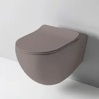 Artceram File Унитаз подвесной Rimless 36x52 см, цвет: gravel