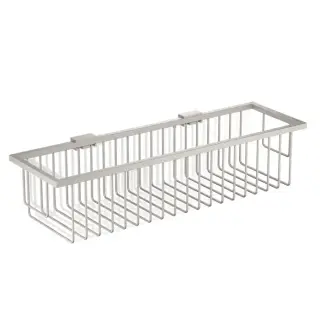 Decor Walther WA WND2 Корзина универсальная 40x12.5x9см для душа, подвесная, цвет: никель сатинированный