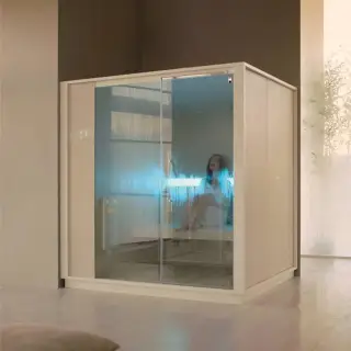 Effegibi One H Хаммам 214x171x226см, пристенный, цвет: Soft Sand