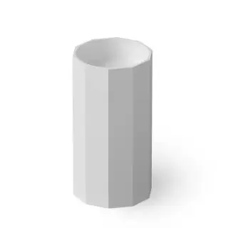 Dea Design Pedestal Basin Раковина 48х45.6х90см., напольная, без отв., Solid Surface, цвет: White №18