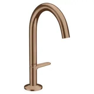 Axor One Смеситель для раковины Sel 170, на 1 отв., с донным клапаном Push-Open, цвет: шлифованное красное золото
