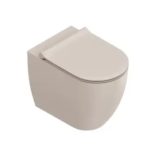 Catalano Sfera Унитаз напольный 54x35см, безободковый, смыв Tornado, покрытие Twinglaze+, цвет: Seta Satinato