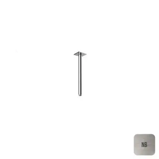 Almar Arms Кронштейн для верхнего душа 30см., потолочный, с квадратным отражателем, цвет: Brushed Nickel