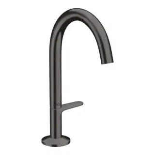 Axor One Смеситель для раковины Sel 170, на 1 отв., с донным клапаном Push-Open, цвет: шлифованный черный хром