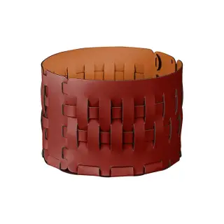 ADJ Корзина Bottega, D20xH12 см., цвет: бордо/коньяк