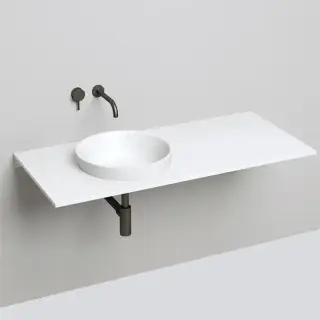 Salini Marea Раковина накладная 41.5х41.5х16см, без отв., без перелива, S-Stone, цвет: белый матовый