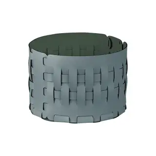 ADJ Корзина Bottega, D20xH12 см., цвет: небесный/эвкалипт