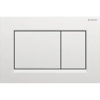 Geberit Sigma20 Клавиша для двойного смыва, квадратная, цвет: хром матовый