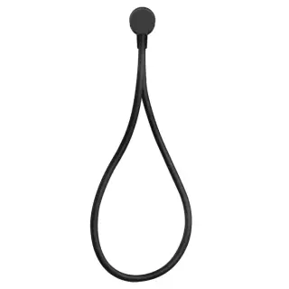 Gessi Hi-Fi Душевой магнитные комплект, состоящий из вывода воды, держателя, Darkflex шланга 1,50 м и лейки, цвет: Black XL