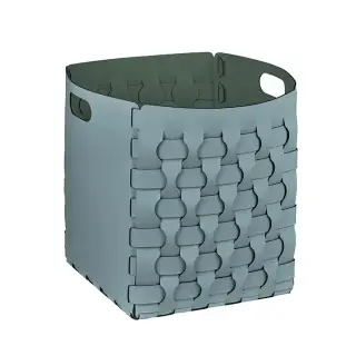 ADJ Корзинка Dubai, 35x35xH40 см., цвет: небесный/эвкалипт