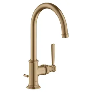 Axor Montreux Смеситель для раковины 210, на 1 отв., с донным клапаном, цвет: шлифованная бронза