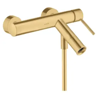 Axor Starck Смеситель для ванны , настенный, цвет: шлифованное золото