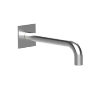 Almar Universal Излив настенный 240 мм с квадратным отражателем,  цвет: нержавеющая сталь брашированная AISI 316