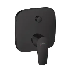 Hansgrohe Talis E Встраиваемый смеситель для ванны, внешняя часть, цвет: черный матовый