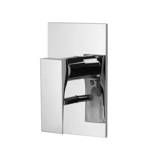 Carlo Frattini Zeta Смеситель для душа встроенный, с переключателем на 2 источника, цвет: хром