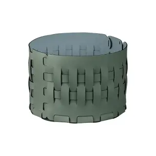 ADJ Корзина Bottega, D20xH12 см., цвет: эвкалипт/небесный