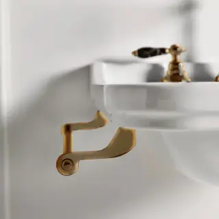 Kerasan Waldorf Полотенцедержатель боковой для раковин, 40см, цвет бронза