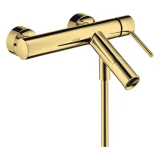 Axor Starck Смеситель для ванны , настенный, цвет: полированное золото