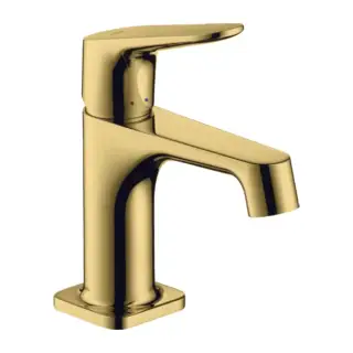 Axor Citterio M Смеситель для раковины 70, на 1 отв., с донным клапаном, цвет: полированное золото