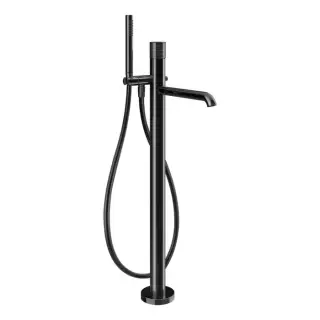 Gessi Habito Trame Смеситель для ванны напольный, с ручным душем, цвет: Black Metal PVD