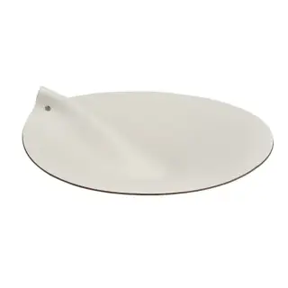 ADJ Крышка для корзины для белья, D40 см., цвет: белый/панна котта