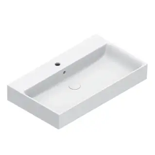 Catalano Premium Раковина 80x47см, с 1 отв., цвет: белый глянцевый