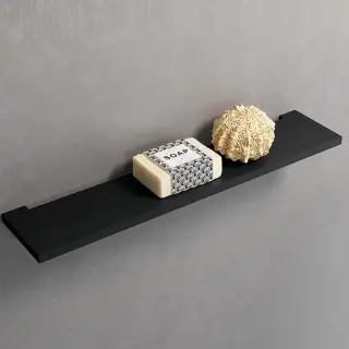 Novellini Kuadra Полка 175х9.7см., цвет: черный матовый