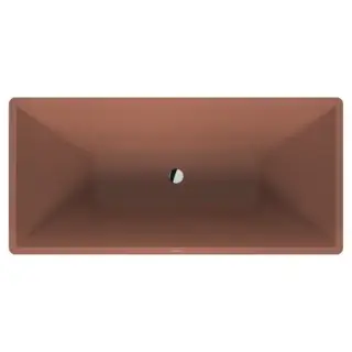 Duravit Vitrium Ванна отдельностоящая 160x75см, с ножками, с2 наклонами для спины, прямоугольная, цвет: матовая корица