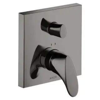 Axor Starck Organic Смеситель для ванны, встраиваемый, с переключателем на 2 потока, цвет: полированный черный хром