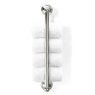 Decor Walther Classic GTH Полотенцедержатель 46см, вертикальный, подвесной, цвет: никель полированный