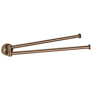 Colombo Plus Полотенцедержатель 34.5см, двойной, цвет: PVD Vintage