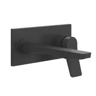 Gessi Rilievo Встраиваемый смеситель для раковины с изливом 215мм, внешние части, цвет: black XL