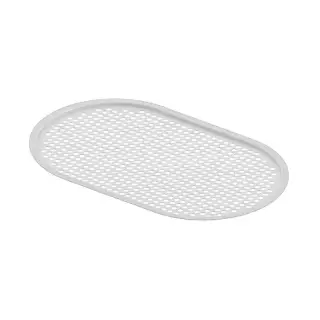 Artceram Fuori Scala Полка сетчатая, овальная, для консоли ACA055, цвет: белый матовый