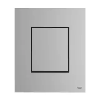 TECEnow Urinal. Панель смыва для писсуара с картриджем, 124х104х5 мм, хром матовый