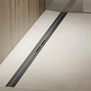 TECEdrainprofile Профиль для душа 90см, цвет: PVD Brushed stainless steel, black/сатин, черный