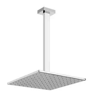 Gessi Rettangolo Верхний душ для потолочного крепления 300x300мм, высота от 115 до 1865мм, цвет: хром