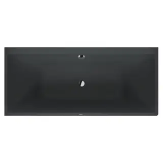Duravit Vitrium Ванна встраиваемая 180x80см, Sx, с ножками, с2 наклонами для спины, прямоугольная, цвет: темно-серый матовый